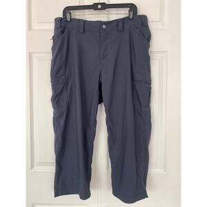 Duluth Trading Co Women's Plus Dry on the Fly Capris Pants size 16
